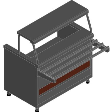 ПРИЛАВОК Д/2 БЛЮД АСТА ЭМК-70КМ КАШИР. 210001802784