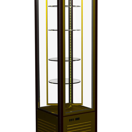 ВИТРИНА КОНДИТЕРСКАЯ D4 VM 400-1 (R400C CARBOMA ЛЮКС КОРИЧНЕВО-ЗОЛОТОЙ, 0109-0102)