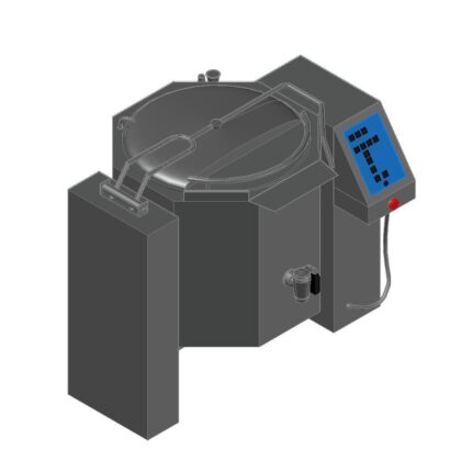 КОТЕЛ ОПРОКИДЫВАЮЩ. 900СЕР КПЭМ-250 ОМ2 СО СЛИВ.КРАНОМ. 11000018929