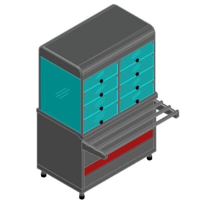 ПРИЛАВОК-ВИТРИНА НЕЙТРАЛЬНАЯ АСТА ПВН-70КМ