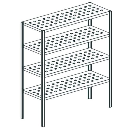 СТЕЛЛАЖ ПЕРФОРИРОВАННЫЙ APACH CHEF LINE LSTP20-105