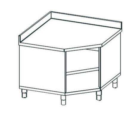 СТОЛ УГЛОВОЙ ОТКРЫТЫЙ APACH CHEF LINE LWT710SH2U