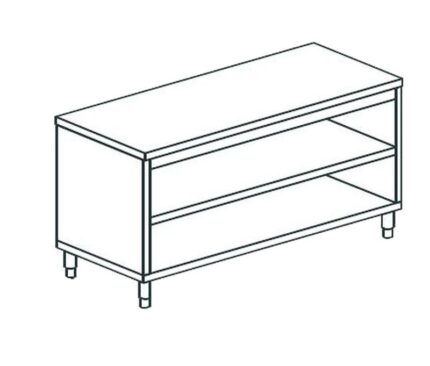 СТОЛ ПРОИЗВОДСТВЕННЫЙ ЗАКРЫТЫЙ С 3-Х СТОРОН APACH CHEF LINE LWC614SH2