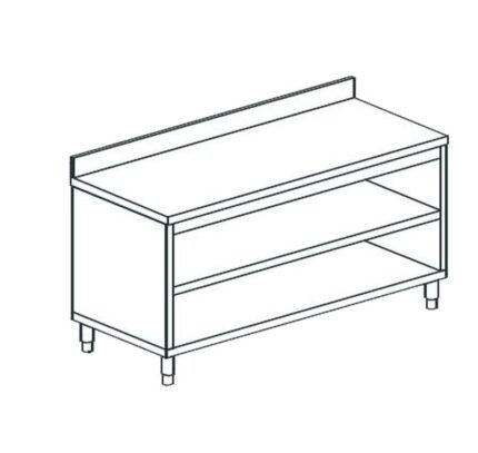 СТОЛ ПРОИЗВОДСТВЕННЫЙ ЗАКРЫТЫЙ С 3-Х СТОРОН APACH CHEF LINE LWC712SH2U