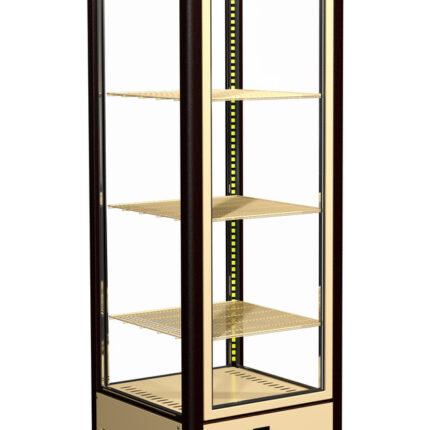 ШКАФ-ВИТРИНА КОНДИТЕРСКИЙ KAYMAN К-ШВ-400 ЛЮКС НЕРЖАВЕЙКА