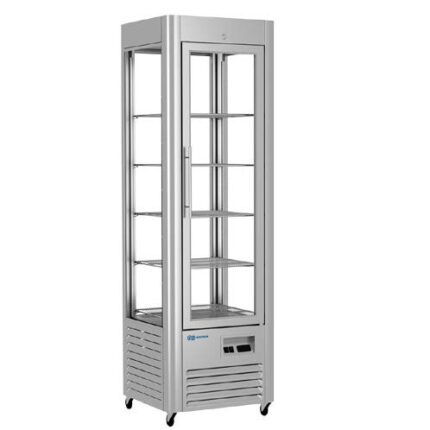 ШКАФ-ВИТРИНА КОНДИТЕРСКИЙ KAYMAN КШВ-400М ЛЮКС ЧЕРНЫЙ