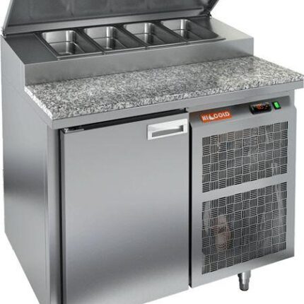 СТОЛ ДЛЯ ПИЦЦЫ HICOLD PZ1-1GN (1/3H) КАМЕНЬ