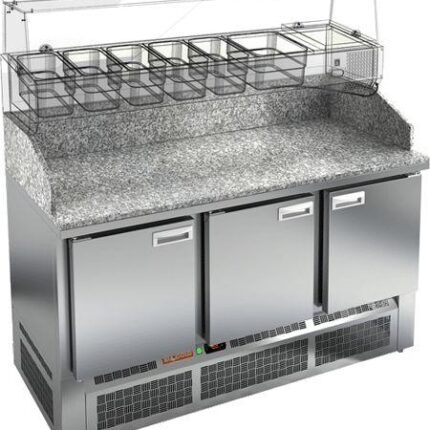 СТОЛ ДЛЯ ПИЦЦЫ HICOLD PZE3-111GN КАМЕНЬ