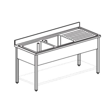 ВАННА МОЕЧНАЯ APACH CHEF LINE L2S186-54RW