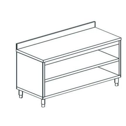 СТОЛ ПРОИЗВОДСТВЕННЫЙ ЗАКРЫТЫЙ С 3-Х СТОРОН APACH CHEF LINE LWC79SH2U