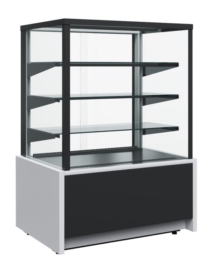 ВИТРИНА НЕЙТРАЛЬНАЯ 0,9 CARBOMA CUBE 9006-9005 (KC70 N 0,9-1) ТЕХНО 1802336p