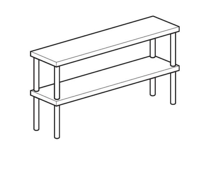 ПОЛКА НАСТОЛЬНАЯ ОТКРЫТАЯ APACH CHEF LINE LOSO3521T2