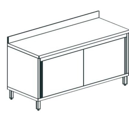 СТОЛ ПРОИЗВОДСТВЕННЫЙ ЗАКРЫТЫЙ APACH CHEF LINE LWC721SH2SDU