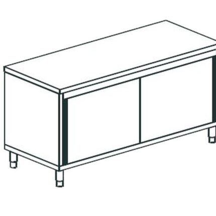 СТОЛ ПРОИЗВОДСТВЕННЫЙ ЗАКРЫТЫЙ APACH CHEF LINE LWC724SH2SD