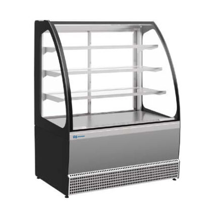 ВИТРИНА КОНДИТЕРСКАЯ KAYMAN KВК-950М ЛЮКС ЧЕРНЫЙ
