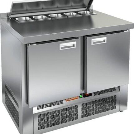 СТОЛ ДЛЯ САЛАТОВ HICOLD SLE2-11GN (1/6) C КРЫШК.