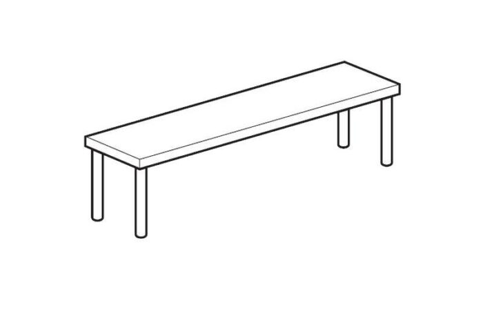 ПОЛКА НАСТОЛЬНАЯ ОТКРЫТАЯ APACH CHEF LINE LOSO3522T1